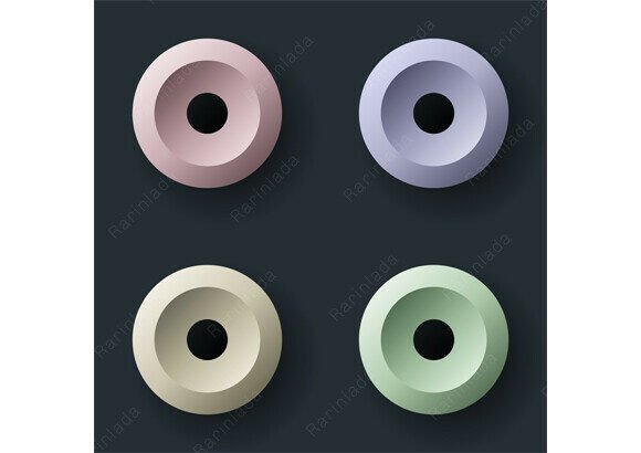3D Donut Ring Geometric Shapes: A Modern Design Resource for UI and Web Projects
