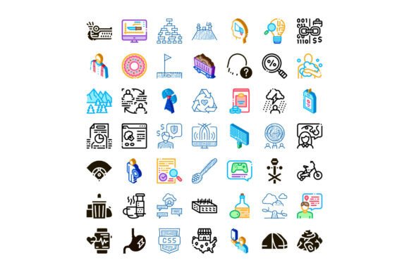 Business & Tech Icons for Modern Design Projects