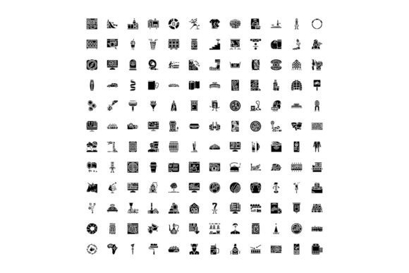 Collection of Various Icons Representing: A Practical Guide for Integration and Use