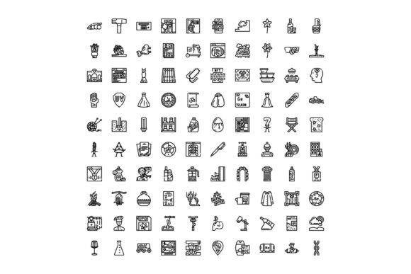 Designing Outlining Icons for Web and Us