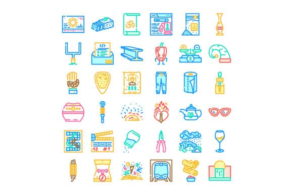 Essential Line Art Icons for Modern Design Projects