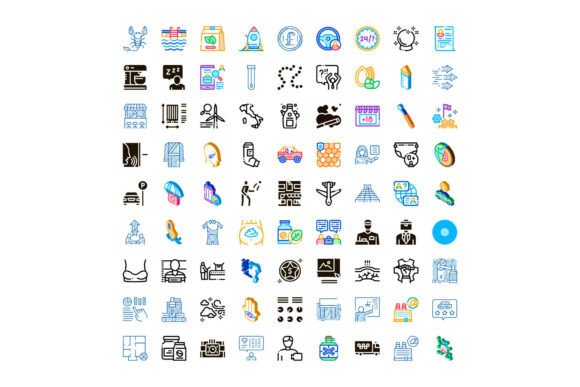 Strategic Value of the Diverse Concept Icons Collection Represe in Modern Design and Communication