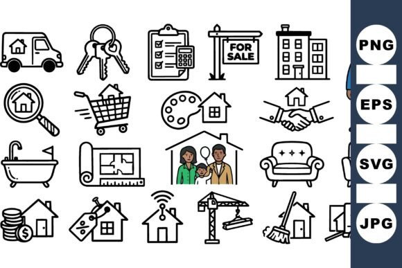 Unlocking the Value of Real Estate Icon Clipart Sets: A Visual Guide for Professionals and Creatives